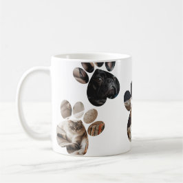 Erstellen Sie Ihren eigenen Haustier Foto Collage Kaffeetasse