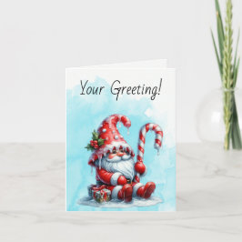 Erstellen Sie Ihren eigenen heiteren Peppermint We Feiertagskarte