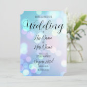 Erstellen Sie Ihren eigenen hellen Bokeh-Hintergru Einladung (Stehend Vorderseite)