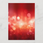 Erstellen Sie Ihren eigenen hellen Red Bokeh Menükarte (Rückseite)