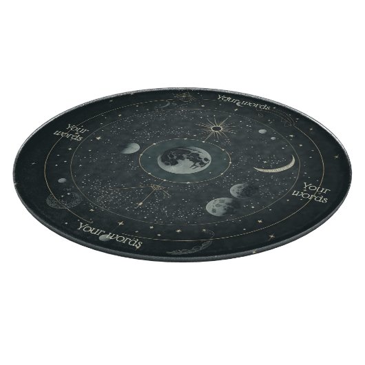 Erstellen Sie Ihren eigenen Himmelsmond Altar Schneidebrett (Ecke)