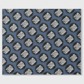 Erstellen Sie Ihren eigenen Hintergrund für Blue R Geschenkpapier (Flach)