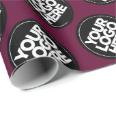 Erstellen Sie Ihren eigenen Hintergrund für Burgun Geschenkpapier (Rolleneckpunkt)