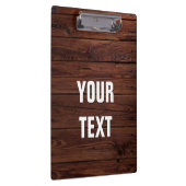 Erstellen Sie Ihren eigenen Holzfußboden-Look Klemmbrett (Rechts)