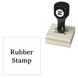 Erstellen Sie Ihren eigenen Holzgriff 2" x 2" Holz Gummistempel