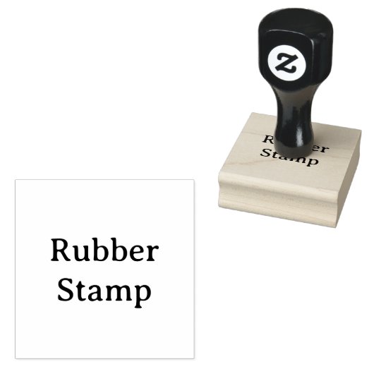 Erstellen Sie Ihren eigenen Holzgriff 2" x 2" Holz Gummistempel (Stempel)