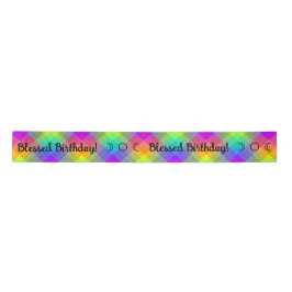 Erstellen Sie Ihren eigenen Hot Rainbow Gingham Satinband