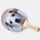 Erstellen Sie Ihren eigenen Hund-Foto-Vater zu Pfl Tischtennis Schläger (Seitenansicht)