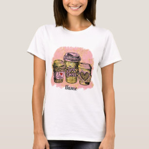 Erstellen Sie Ihren eigenen I-Liebe-Kaffeemaschine T-Shirt