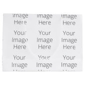 Erstellen Sie Ihren eigenen, individuellen Geschen Große Geschenktüte (Rückseite)