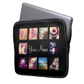 Erstellen Sie Ihren eigenen Instagramm-Sieb Laptopschutzhülle (Vorderseite Links)