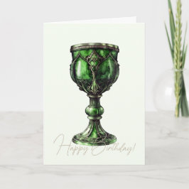 Erstellen Sie Ihren eigenen Jade Green Chalice Feiertagskarte