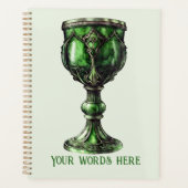 Erstellen Sie Ihren eigenen Jade Green Chalice Planer (Vorderseite)