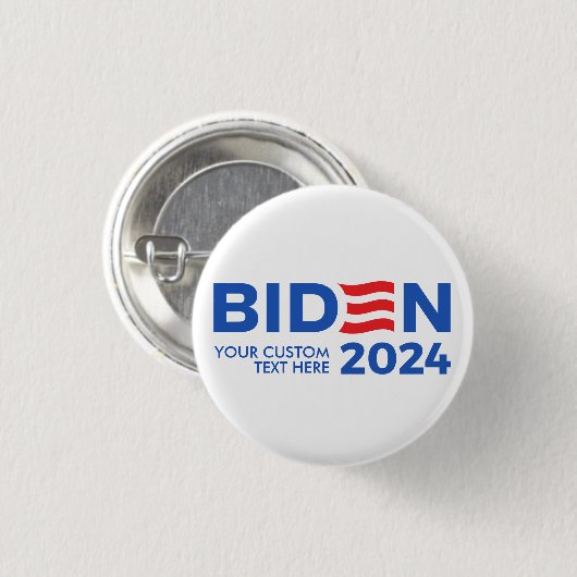 Erstellen Sie Ihren eigenen Joe Biden 2024 Button (Vorne & Hinten)