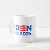 Erstellen Sie Ihren eigenen Joe Biden 2024 Kaffeetasse (Vorderseite Links)