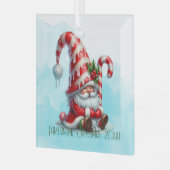 Erstellen Sie Ihren eigenen Jolly Peppermint Weihn Ornament Aus Glas (Vorderseite links)