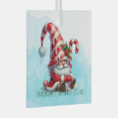 Erstellen Sie Ihren eigenen Jolly Peppermint Weihn Ornament Aus Glas (Vorderseite Rechts)