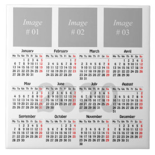 Erstellen Sie Ihren eigenen Kalender 2020 Fliese
