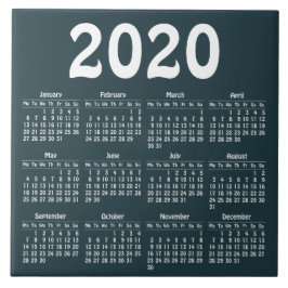 Erstellen Sie Ihren eigenen Kalender 2020 Fliese