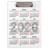 Erstellen Sie Ihren eigenen Kalender 2020 Klemmbrett (Vorderseite)