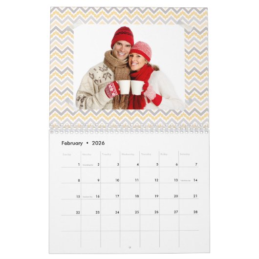 Erstellen Sie Ihren eigenen Kalender 2021 (Feb 2026)