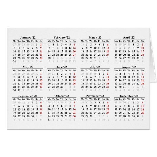Erstellen Sie Ihren eigenen Kalender 2022 (Vorderseite (Horizontal))