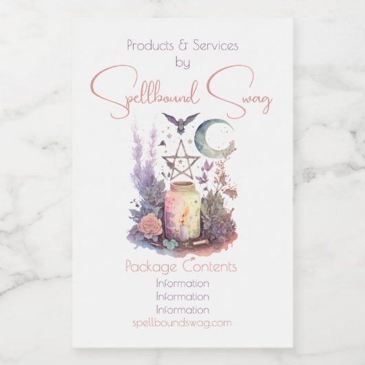 Erstellen Sie Ihren eigenen keltischen Altar Lebensmitteletikett (Einzelnes Label)