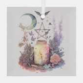 Erstellen Sie Ihren eigenen keltischen Altar Ornament Aus Glas (Rückseite)