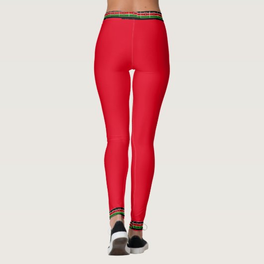 Erstellen Sie Ihren eigenen Kenia Athletic Sports  Leggings (Rückseite)