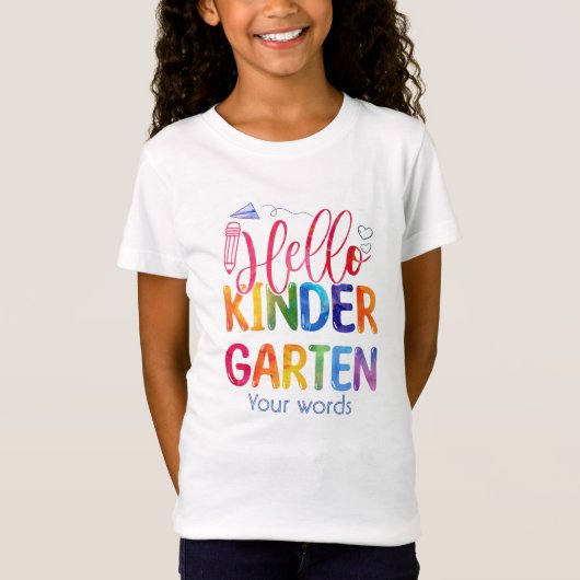 Erstellen Sie Ihren eigenen Kindergarten T-Shirt (Vorderseite)