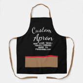 Erstellen Sie Ihren eigenen Koch Baker Custom Imit Schürze (Vorderseite)