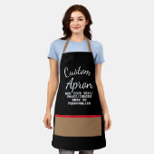 Erstellen Sie Ihren eigenen Koch Baker Custom Imit Schürze (Getragen)