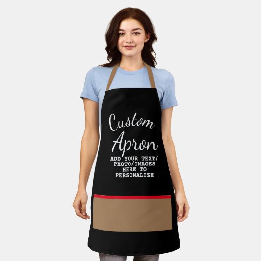 Erstellen Sie Ihren eigenen Koch Baker Custom Imit Schürze (Getragen)
