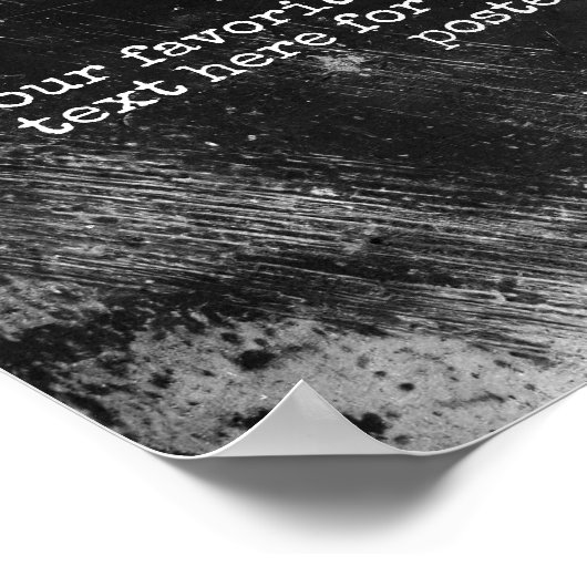 Erstellen Sie Ihren eigenen Kostenvoranschlag Poster (Ecke)