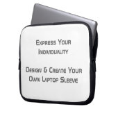 Erstellen Sie Ihren eigenen Laptop-Sieb 10 ins Laptopschutzhülle (Vorderseite Links)