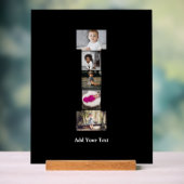 Erstellen Sie Ihren eigenen Letter-I-FotoCollage Acrylschild (Neutral)