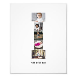 Erstellen Sie Ihren eigenen Letter-I-FotoCollage Fotodruck