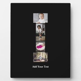 Erstellen Sie Ihren eigenen Letter-I-FotoCollage Fotoplatte