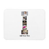 Erstellen Sie Ihren eigenen Letter-I-FotoCollage Magnet (Horizontal)