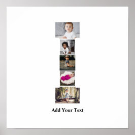 Erstellen Sie Ihren eigenen Letter-I-FotoCollage Poster