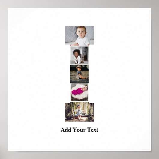 Erstellen Sie Ihren eigenen Letter-I-FotoCollage Poster (Vorne)