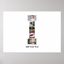 Erstellen Sie Ihren eigenen Letter-I-FotoCollage Poster