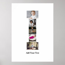 Erstellen Sie Ihren eigenen Letter-I-FotoCollage Poster