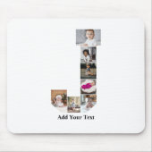 Erstellen Sie Ihren eigenen Letter J-Collage Mousepad (Vorne)