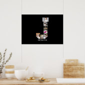 Erstellen Sie Ihren eigenen Letter J-Collage Poster (Küche)