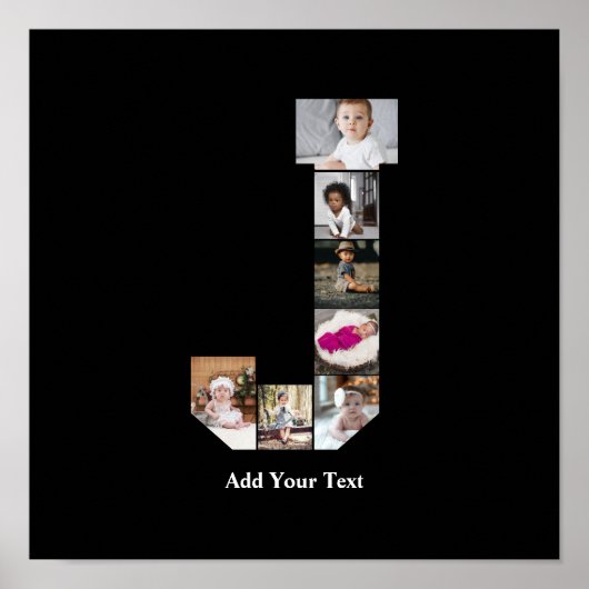 Erstellen Sie Ihren eigenen Letter J-Collage Poster (Vorne)