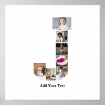 Erstellen Sie Ihren eigenen Letter J-Collage