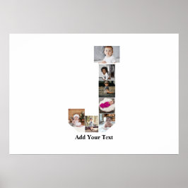 Erstellen Sie Ihren eigenen Letter J-Collage Poster