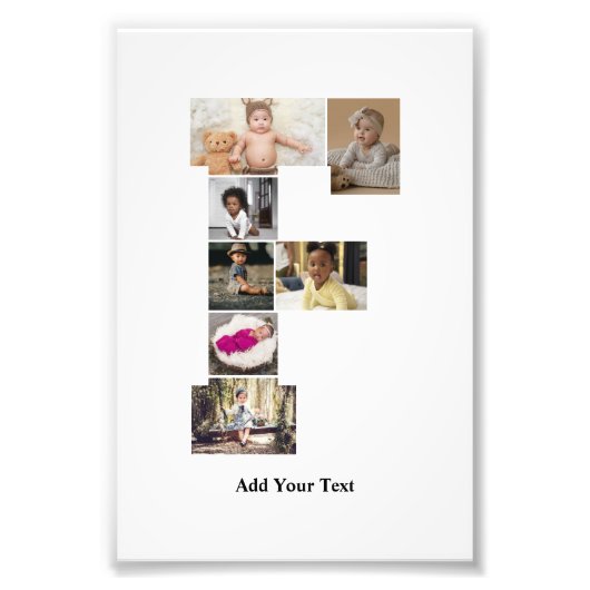 Erstellen Sie Ihren eigenen Letter of Foto Collage (Vorne)