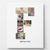 Erstellen Sie Ihren eigenen Letter of Foto Collage Fotoplatte (Vorderseite)